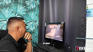 Pregnant Colombian Woman Is Discovered And Fucked While Being Spied On