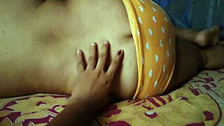 My wife cheats during period, cuckold hubby films sleeping.