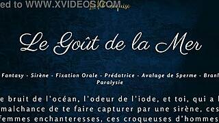 French Mermaid Gives Intense Blowjob In Underwater Scene