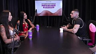 Two Morenas Strip Him