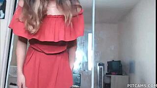 Watch This Hot Chinese Girl Play With Her Dildo On Webcam!