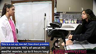 Oh, The Perverted Podiatrist Tickles Aria Nicole's Bare Feet!