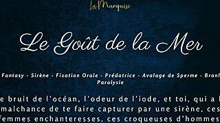 French Mermaid Gives Intense Blowjob In Underwater Scene