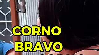 if there's a happy man in the world, it's this cuckold watching