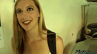 Blonde Student Feels Passion In Homemade Sex.