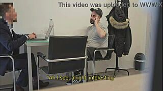 Straight Insurance Broker Tries Blowjob And Handjob On Monster Cock!