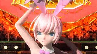 i love megurine luka in nude bunny costume from project diva blackjack