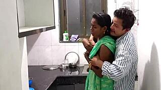 stepsister pussy hard fucked by her step brother she is wearing a saree