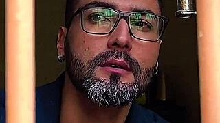 if there's a happy man in the world, it's this cuckold watching