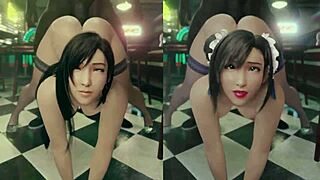 Tifa - Pmv - Diabloknight - Aerith On The Side