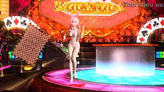i love megurine luka in nude bunny costume from project diva blackjack