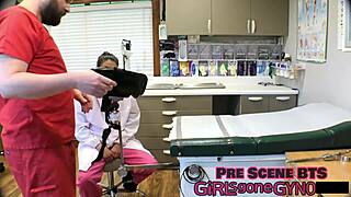 Oh, The Perverted Podiatrist Tickles Aria Nicole's Bare Feet!