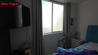 In This Parody, Petite Girl Spends Vacation With Sugar Daddy In Sensual Bisexual Sex Scene