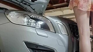 bellajames pays mechanic with pussy