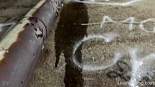 Kitty's Naughty Outdoor Pissing Adventure In Public