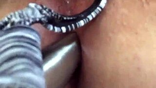 i masturbate with not-daughter's thong, fucking my ass hard