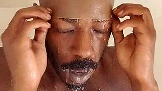 wet brunette roommate in usa dorm with brown eyes homemade story