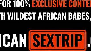 Dua tukang urut hitam naik kote putih besar dalam sesi urut threesome Amerika