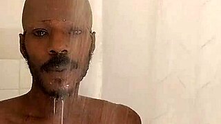 wet brunette roommate in usa dorm with brown eyes homemade story