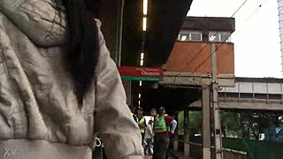 jacket and boots on the train part 1