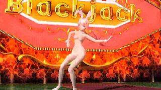 i love megurine luka in nude bunny costume from project diva blackjack