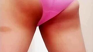 I saw this Indian ladyboy dancing nude in public with music... so hot!