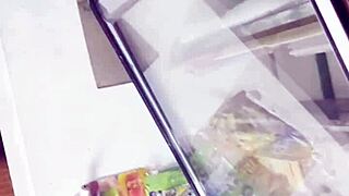 Did you see that upskirt under her skirt while spying in the store?