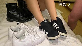 Brunettes Evoke More Passionate Sucking Than Blondes In Homemade Scenes