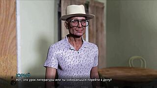 Ebony teen nerd explores public desires in lost love game.