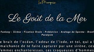 French Mermaid Gives Intense Blowjob In Underwater Scene