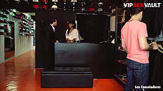 Both Girls Riding Each Other's Stepbrothers Cock In Hardcore Orgy, Bent Over Blowjob