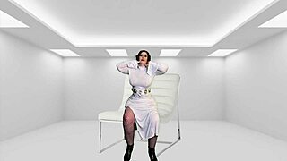 할머니 프린세스 레이아, 다크 사이드에서 핑거 펑킹과 정액 탐험