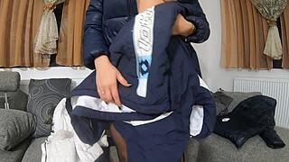 Is Milfy Calla Playing With Fur Jackets?