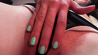 beautiful colombian teen 18+ streamer secretly fingers her wet pussy