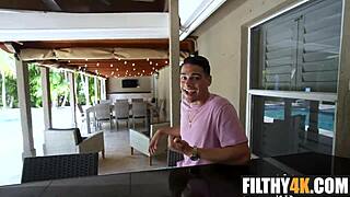 Stepmom's husband can't perform, so she seeks Leo Valentino's help with Raven Thick.