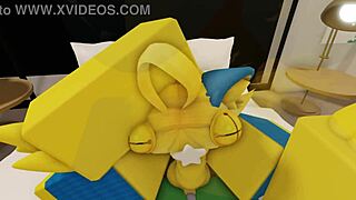 Furry couple fucking in roblox house.