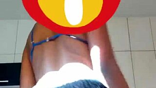 Young Wife Dancing Funk While Husband Watches