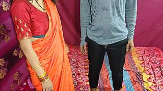 Cute saree bhabhi naughty with devar, rough anal after ice