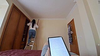 Latina Maid With Creamy Pussy Seduced By Massage!