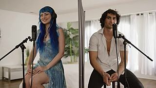 jewelz blue: 'oh yeah, get piped by my blind date with big tits'