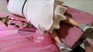 Ex partners reunite for intense sex in dorm bed with curvy bodies