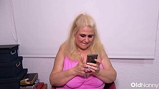 Curvy Blonde Mature Sucks Big Cock With Intensity! Watch Her Big Natural Tits Bounce.