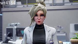 mercy gets fucked hard and ends up pregnant