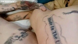 stretch my tattooed pussy with big cock, feeling so emotional