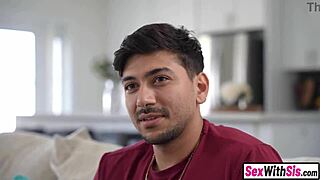 bratty brazilian teen stepsis dominates stepbro into pounding her ass