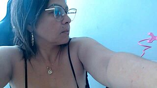 Leaked video of chubby milf teacher in outdoor video call with old director exhibitionist scene.