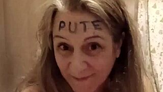 2024 07 26 Esclave F Striptease with Humiliation and Clothes Ripped!