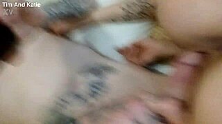 stretch my tattooed pussy with big cock, feeling so emotional