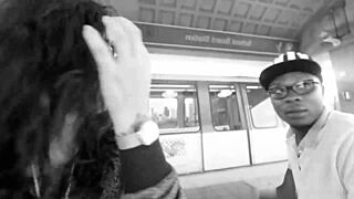 Pregnant Slut Deepthroats Big Black Cock In Public Daylight