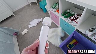 the story of a brunette teen cosplaying as her step daughter in costumes, spending time with her father in law and uncle in a family gathering.